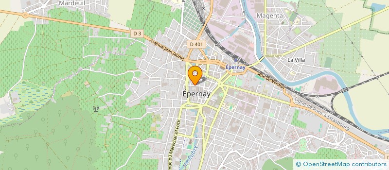 localisation de l'entreprise SCI APPAN à EPERNAY