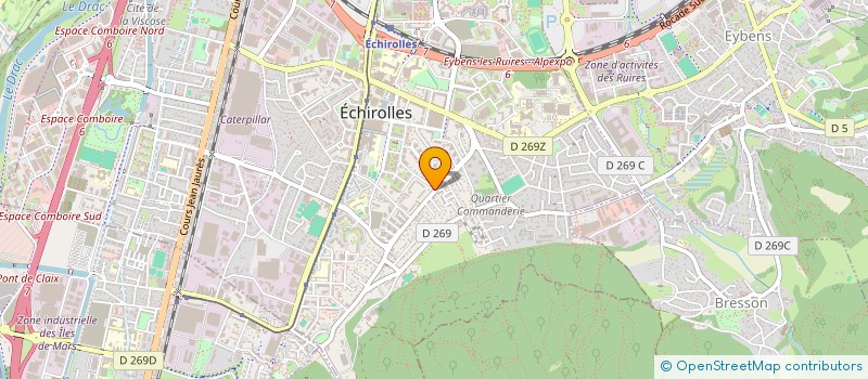 localisation de l'entreprise SCI APPARENCE à ECHIROLLES