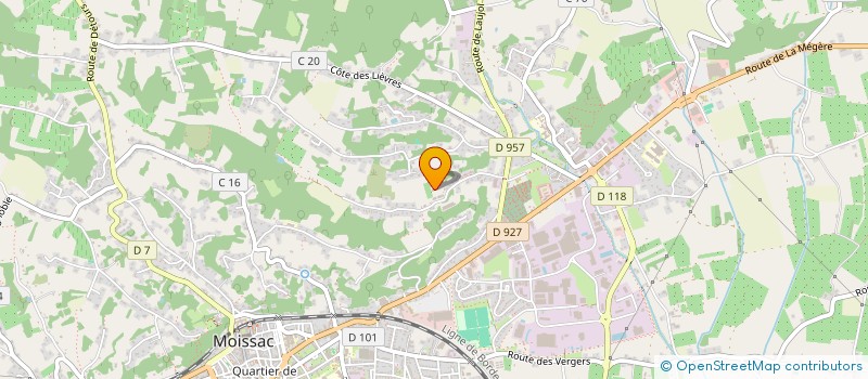 localisation de l'entreprise SCI APPART 47  MOISSAC