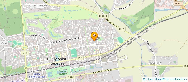 localisation de l'entreprise SCI APPART-HOUDA  BUSSY-SAINT-GEORGES