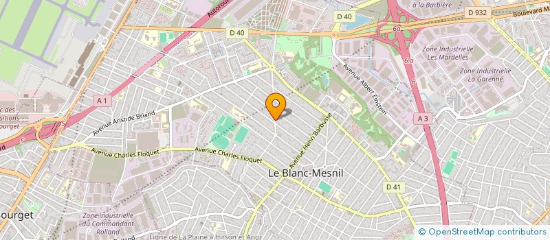 localisation de l'entreprise SCI APPART NEW HOME à LE BLANC-MESNIL