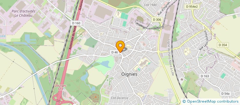 localisation de l'entreprise SCI APPARTEMENTS THERAPEUTIQUES DE BULLY  OIGNIES