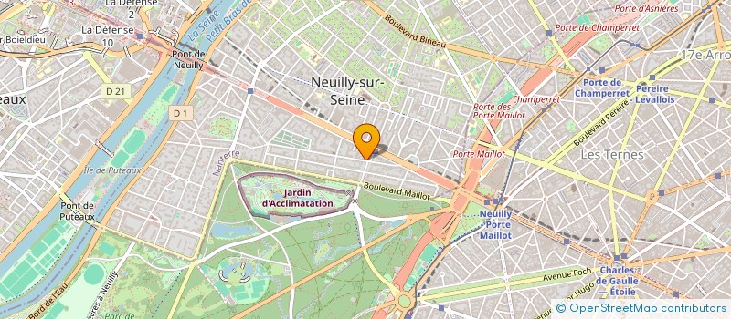 localisation de l'entreprise SCI APPARTINE à NEUILLY-SUR-SEINE
