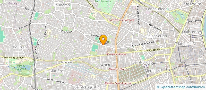 localisation de l'entreprise SCI APPARVALROSE  BORDEAUX