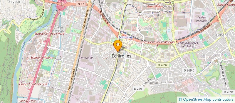 localisation de l'entreprise SCI APPELO MANOURY à ECHIROLLES