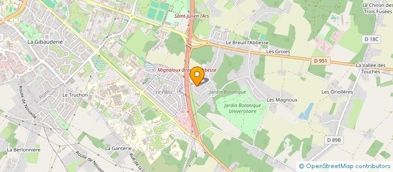 localisation de l'entreprise SCI APPIA à MIGNALOUX-BEAUVOIR