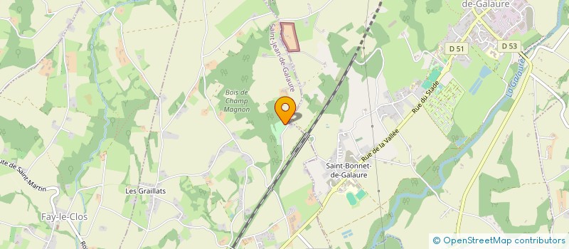 localisation de l'entreprise SCI APPIAS  SAINT-JEAN-DE-GALAURE