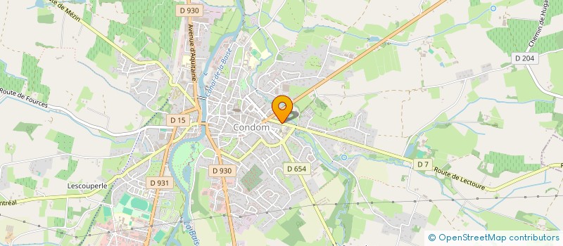 localisation de l'entreprise SCI APPLE-PIE  CONDOM