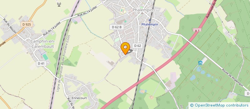 localisation de l'entreprise SCI APPOGENE  PHALEMPIN