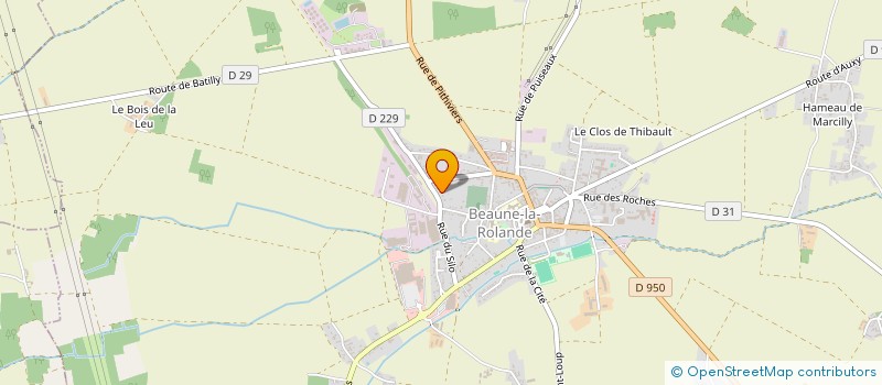 localisation de l'entreprise SCI APPOLINE  BEAUNE-LA-ROLANDE