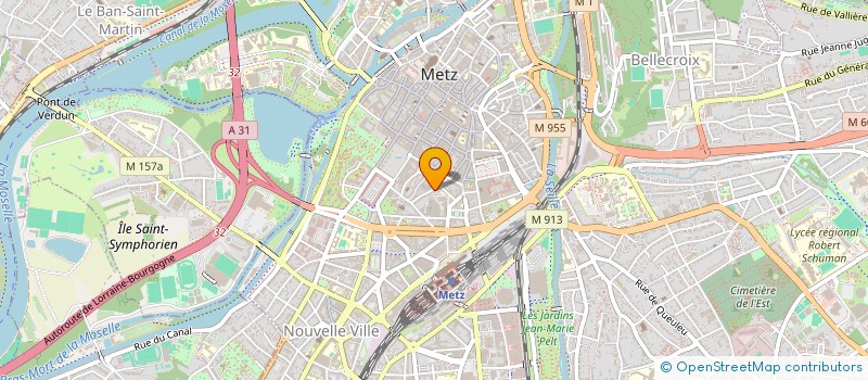 localisation de l'entreprise SCI APPOLINE  METZ