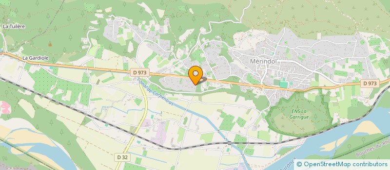 localisation de l'entreprise SCI APPOLINE  MERINDOL