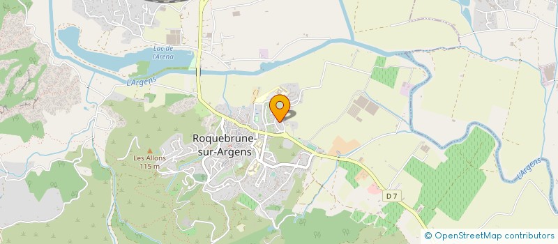 localisation de l'entreprise SCI APPOLINE à ROQUEBRUNE-SUR-ARGENS