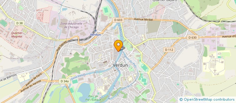 localisation de l'entreprise SCI APPOLINE à VERDUN
