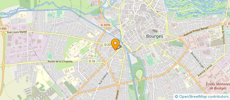 localisation de l'entreprise SCI APPOLINE  BOURGES