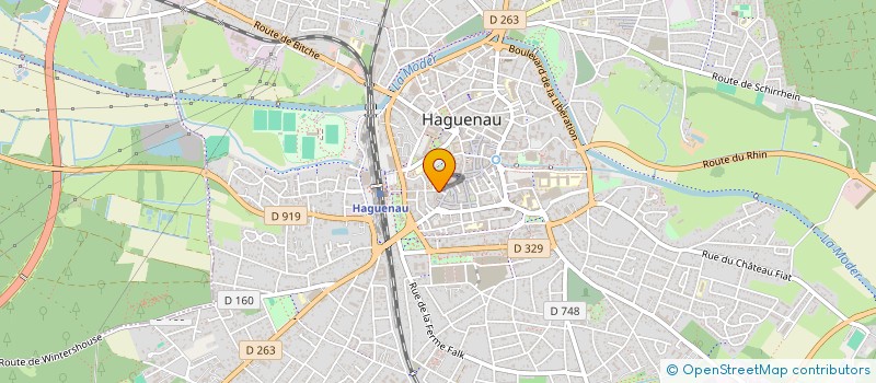 localisation de l'entreprise SCI APPOLLINE  HAGUENAU