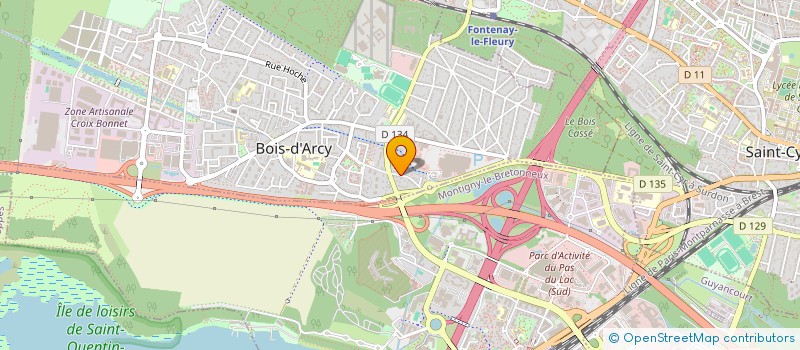 localisation de l'entreprise SCI APPOLONIE  BOIS-D'ARCY