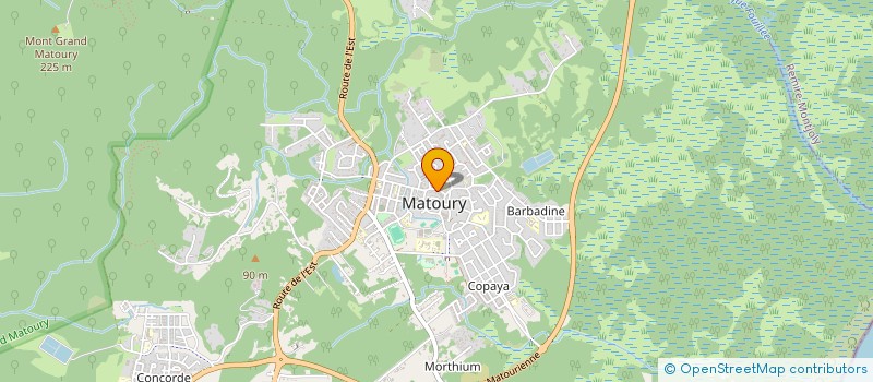 localisation de l'entreprise SCI APPROUAGUE à MATOURY