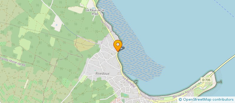 localisation de l'entreprise SCI APPY  RIVEDOUX-PLAGE