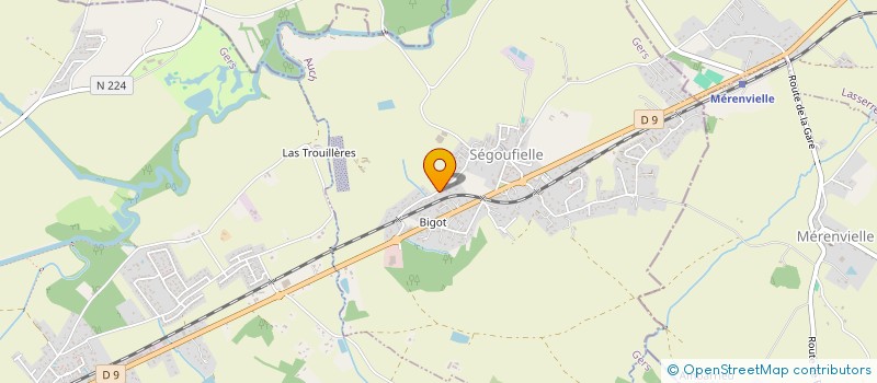 localisation de l'entreprise SCI APRG  SEGOUFIELLE