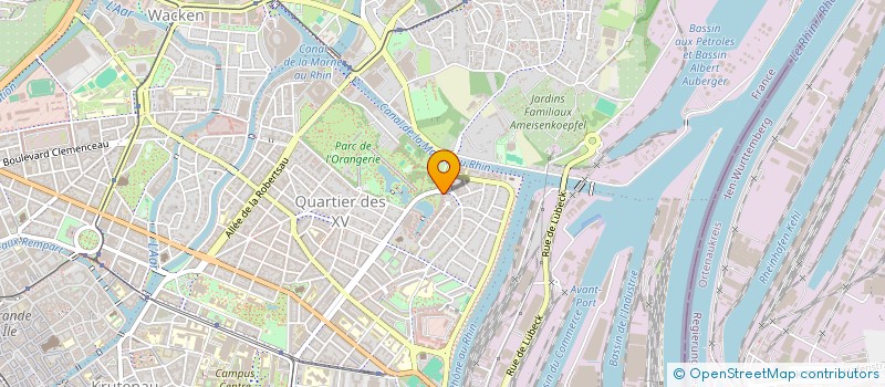 localisation de l'entreprise SCI APRIL  STRASBOURG