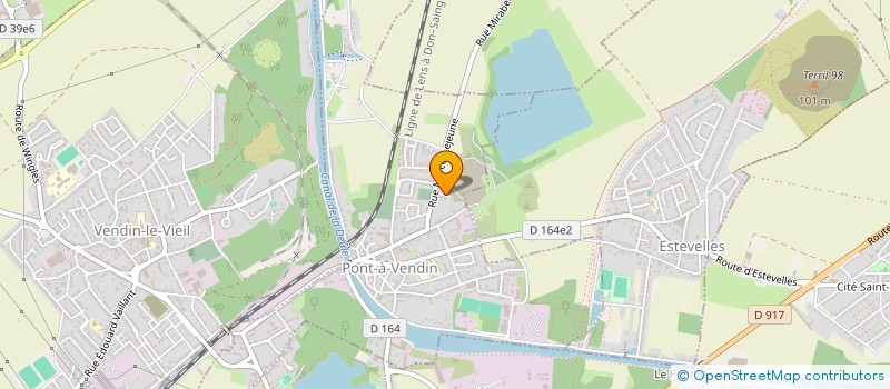 localisation de l'entreprise SCI APRILE  PONT-A-VENDIN