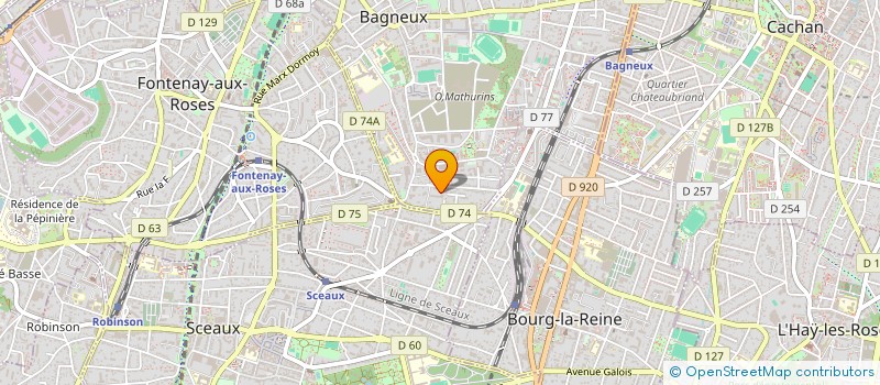 localisation de l'entreprise SCI APRILIA à BAGNEUX