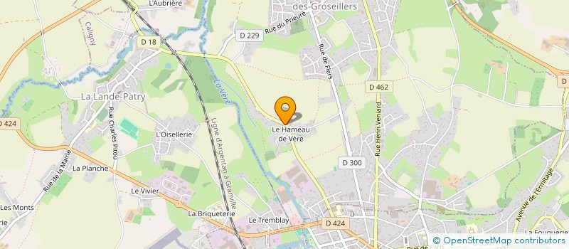 localisation de l'entreprise SCI APRM à SAINT-GEORGES-DES-GROSEILLERS