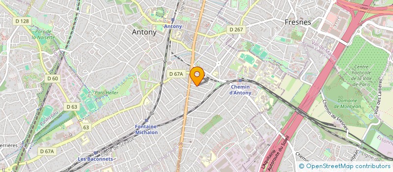 localisation de l'entreprise SCI APRRA 3 à ANTONY