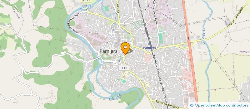 localisation de l'entreprise SCI APS à PAMIERS