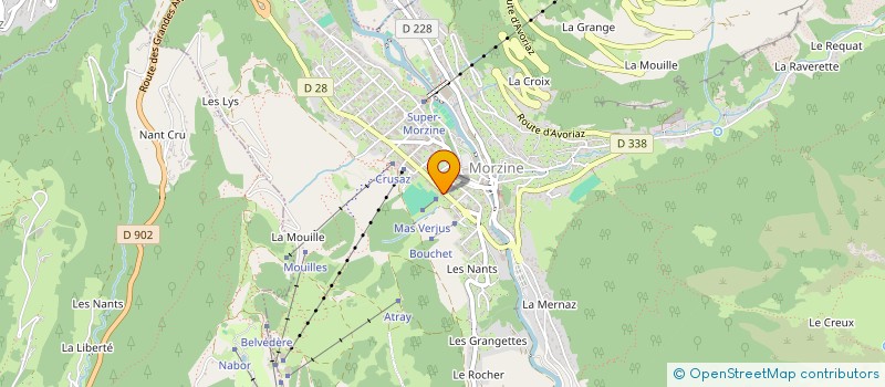 localisation de l'entreprise SCI APS SELECT à MORZINE