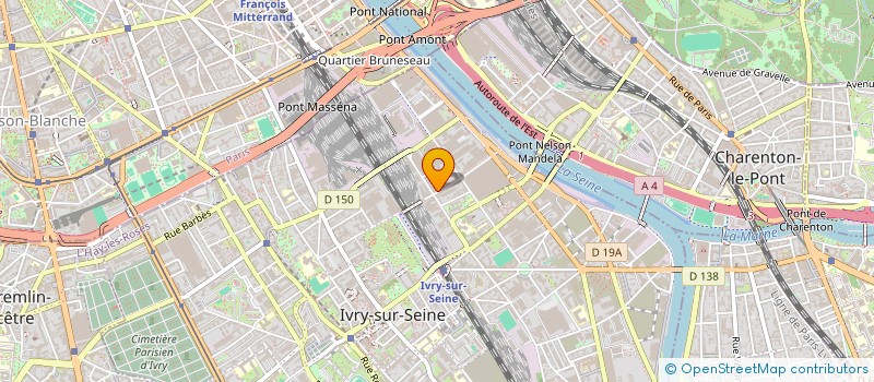 localisation de l'entreprise SCI APSARA à IVRY-SUR-SEINE