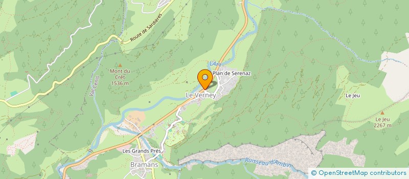 localisation de l'entreprise SCI APSJ  VAL-CENIS