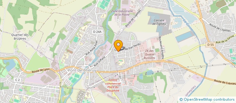 localisation de l'entreprise SCI APSL FOURNIOL à TIGNIEU-JAMEYZIEU
