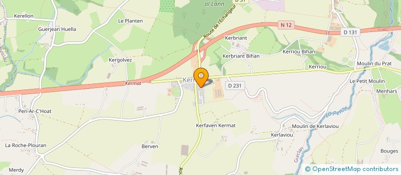 localisation de l'entreprise SCI APSO  LANDIVISIAU