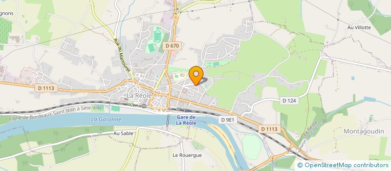 localisation de l'entreprise SCI APT IMMO  LA REOLE