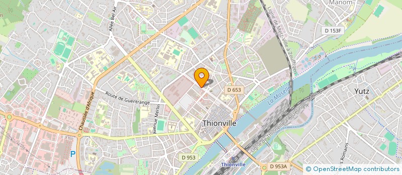 localisation de l'entreprise SCI APV  THIONVILLE