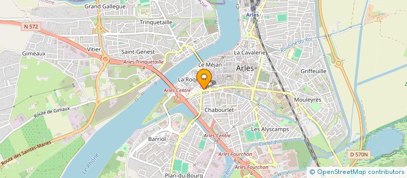 localisation de l'entreprise SCI APY à ARLES