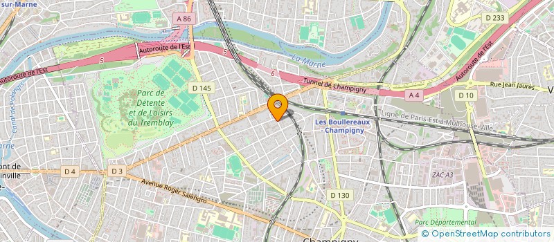 localisation de l'entreprise SCI APY  CHAMPIGNY-SUR-MARNE