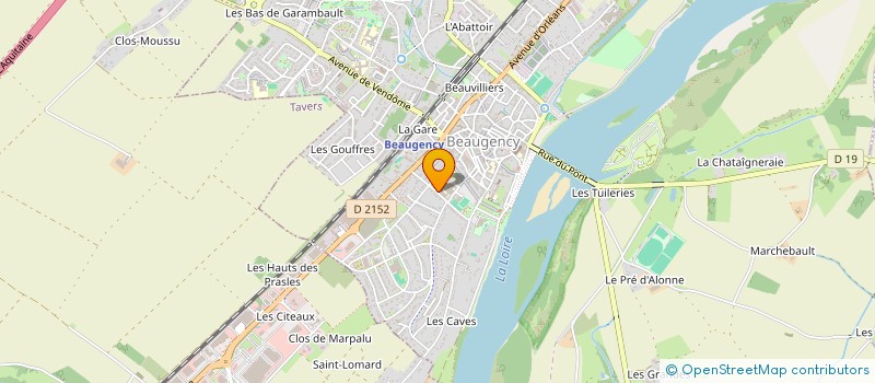 localisation de l'entreprise SCI APY  BEAUGENCY