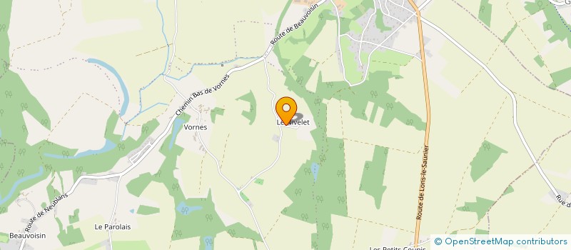 localisation de l'entreprise SCI AQ2F  ASNANS-BEAUVOISIN