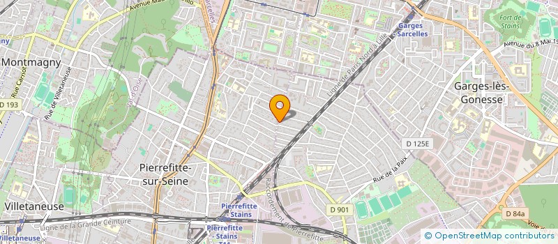 localisation de l'entreprise SCI AQASH à STAINS