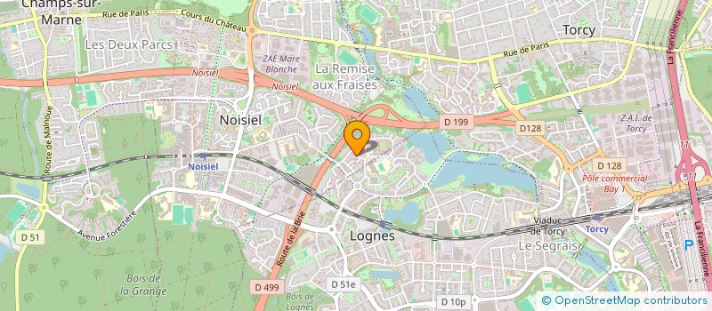 localisation de l'entreprise SCI AQAW INVEST  NOISIEL