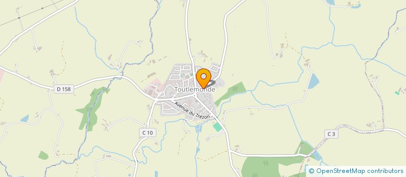 localisation de l'entreprise SCI AQUA  TOUTLEMONDE