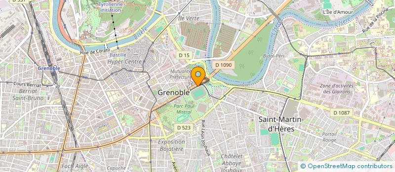 localisation de l'entreprise SCI AQUA  GRENOBLE