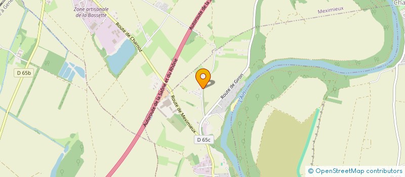 localisation de l'entreprise SCI AQUA  CHARNOZ-SUR-AIN