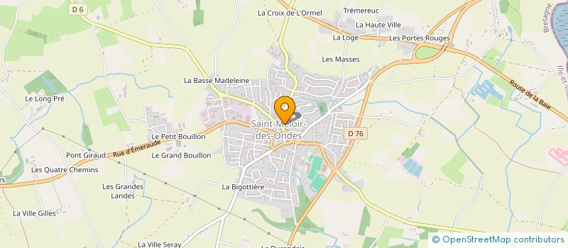 localisation de l'entreprise SCI AQUA  SAINT-MELOIR-DES-ONDES