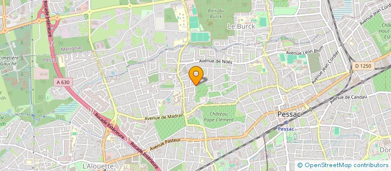 localisation de l'entreprise SCI AQUA KINE  PESSAC