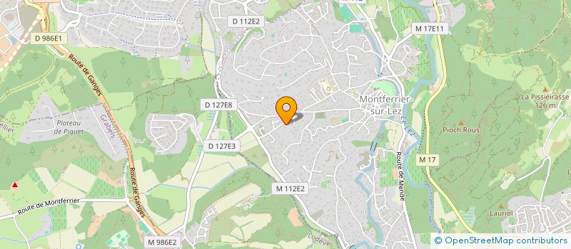 localisation de l'entreprise SCI AQUARELLE  MONTFERRIER-SUR-LEZ