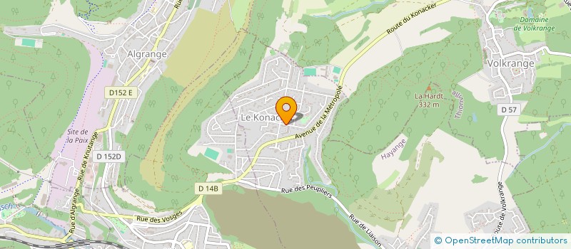 localisation de l'entreprise SCI AQUARELLE  HAYANGE